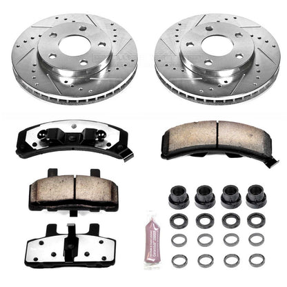 PowerStop Commercial Chassis Front Z36 Truck & Tow Brake Kit | Cadillac (91-93) (K3132-36)