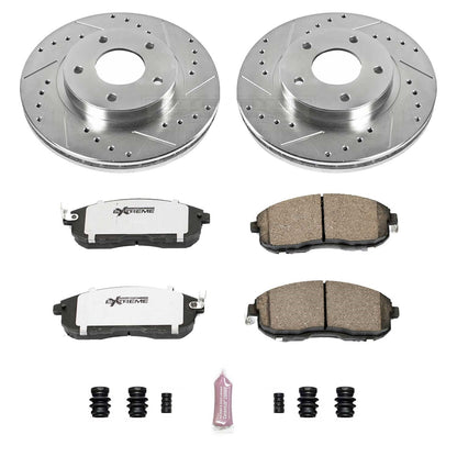 PowerStop Front Z26 Street Warrior Brake Kit | Nissan Maxima (99-01) (K3137-26)