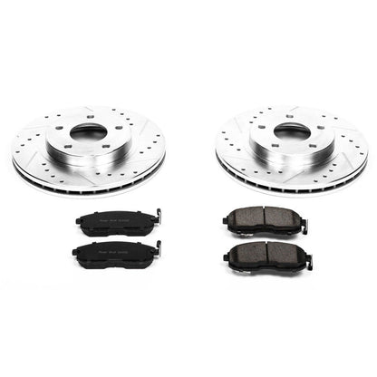 PowerStop Front Z23 Evolution Sport Brake Kit | Nissan Maxima (99-01) (K3137)