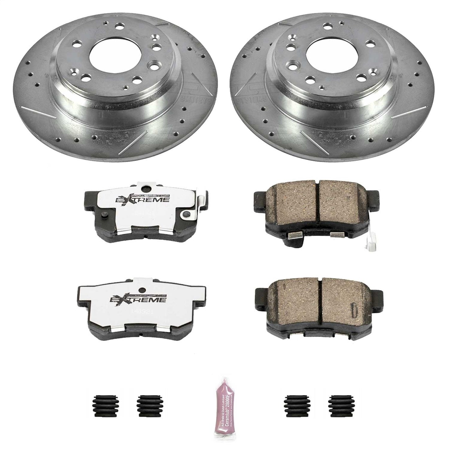 PowerStop Rear Z26 Street Warrior Brake Kit | Acura Legend (91-95) (K3153-26)