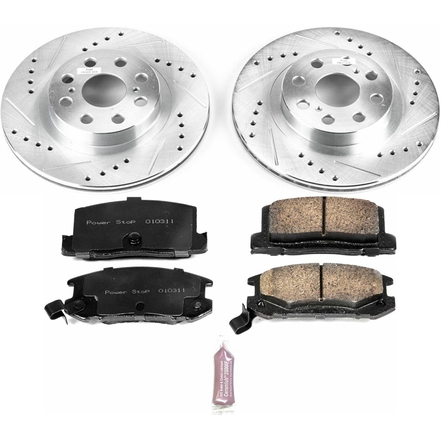 PowerStop Rear Z23 Evolution Sport Brake Kit | Toyota MR2 Spyder (00-05) (K3161)