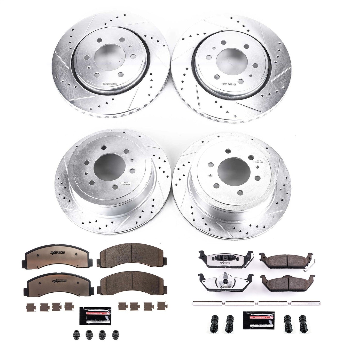 PowerStop Front & Rear Z36 Truck & Tow Brake Kit | Ford F-150 (10-11) (K3166-36)