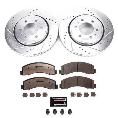 PowerStop Front Z36 Truck & Tow Brake Kit | Ford Expedition (10-18) (K3167-36)