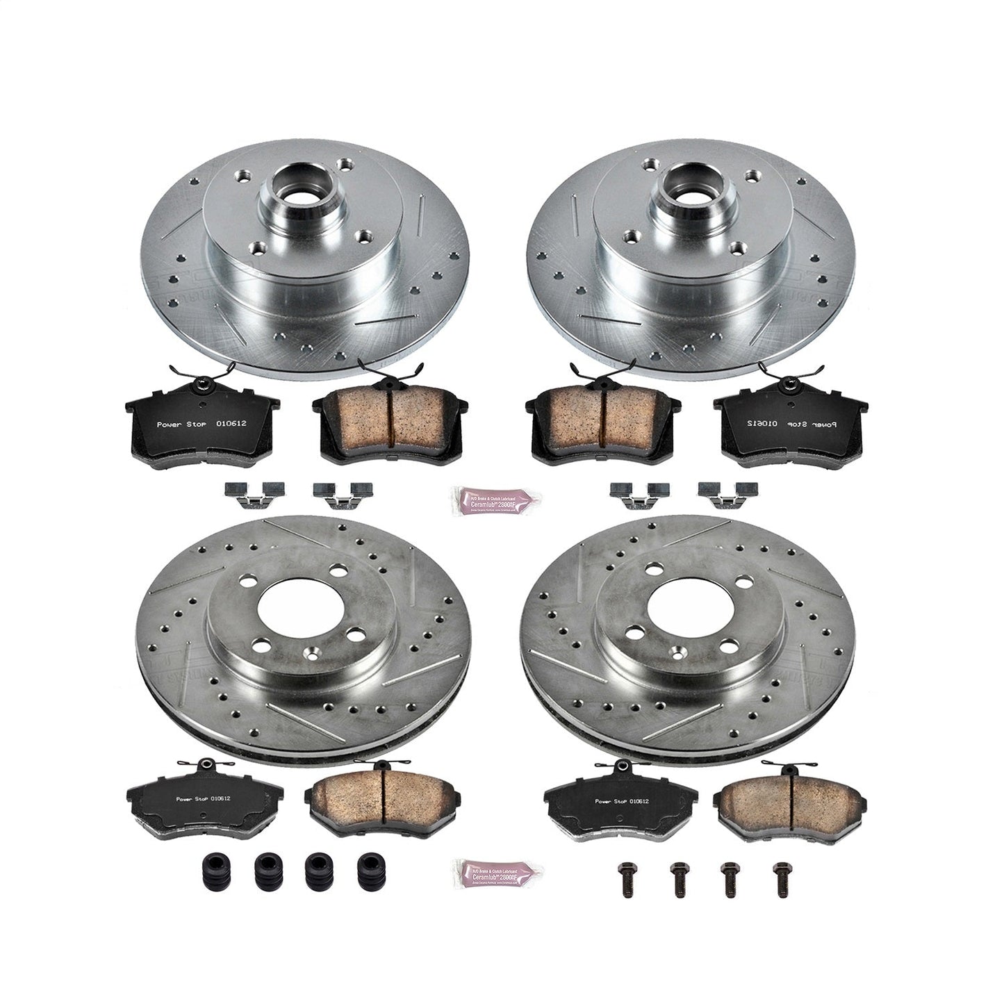 PowerStop Front & Rear Z23 Evolution Sport Brake Kit | Volkswagen Cabrio (99-02) (K375)
