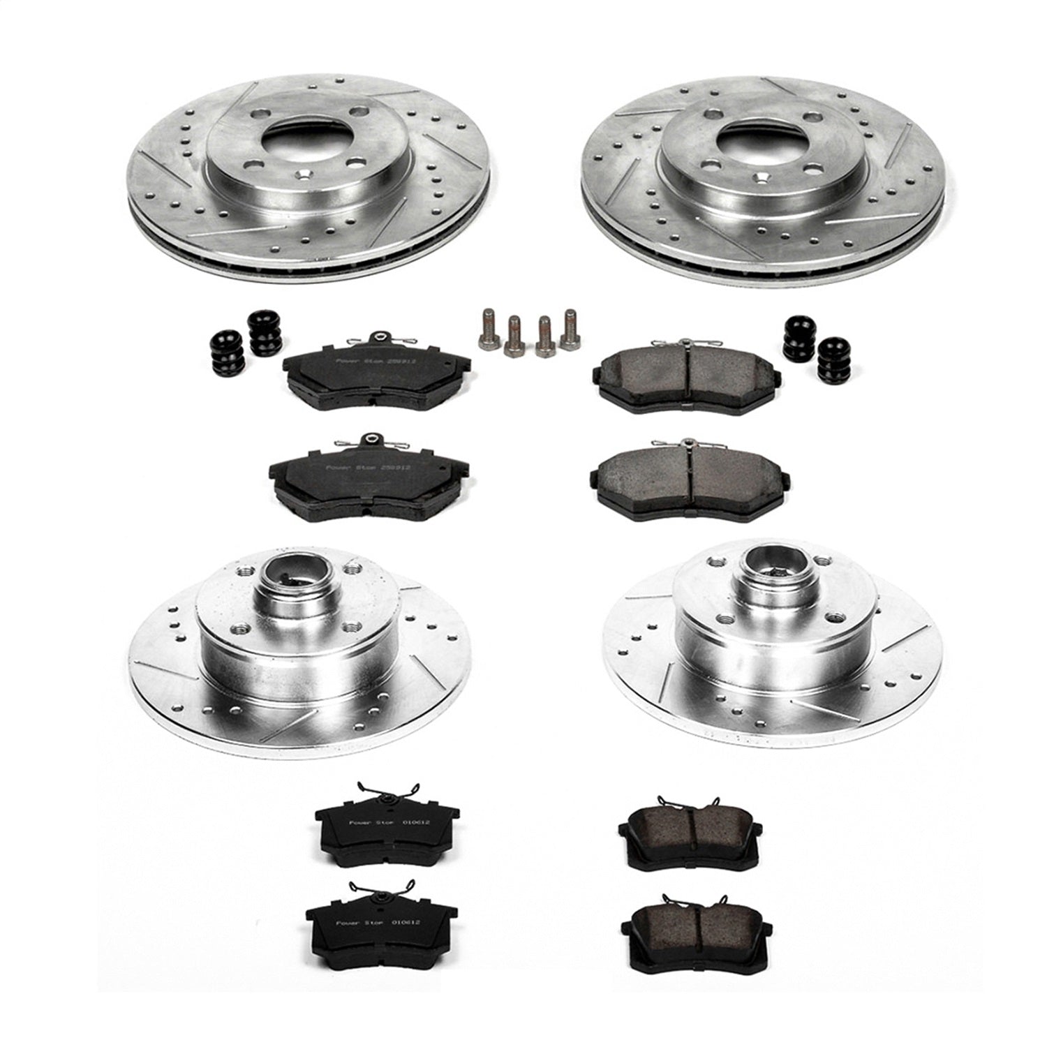 PowerStop Front & Rear Z23 Evolution Sport Brake Kit | Volkswagen Passat (95-97) (K376)