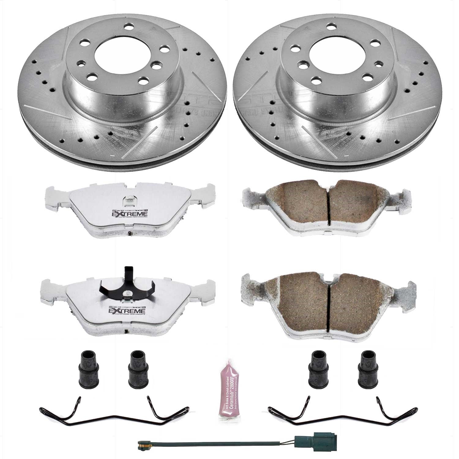 PowerStop Front Z26 Street Warrior Brake Kit | BMW 525i (90-95) (K390-26)