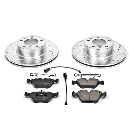 PowerStop Front Z23 Evolution Sport Brake Kit | BMW 525i (90-95) (K390)