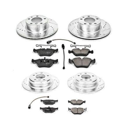 PowerStop Front & Rear Z23 Evolution Sport Brake Kit | BMW 525i (90-95) (K392)