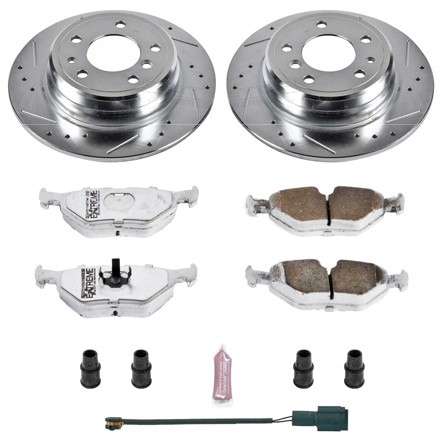 PowerStop Rear Z26 Street Warrior Brake Kit | BMW 525i (90-95) (K393-26)