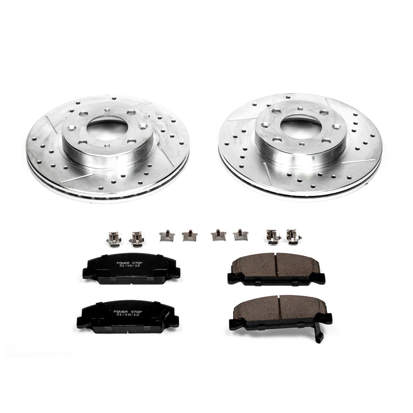 PowerStop Front Z23 Evolution Sport Brake Kit | Honda CRX (88-89) (K398)