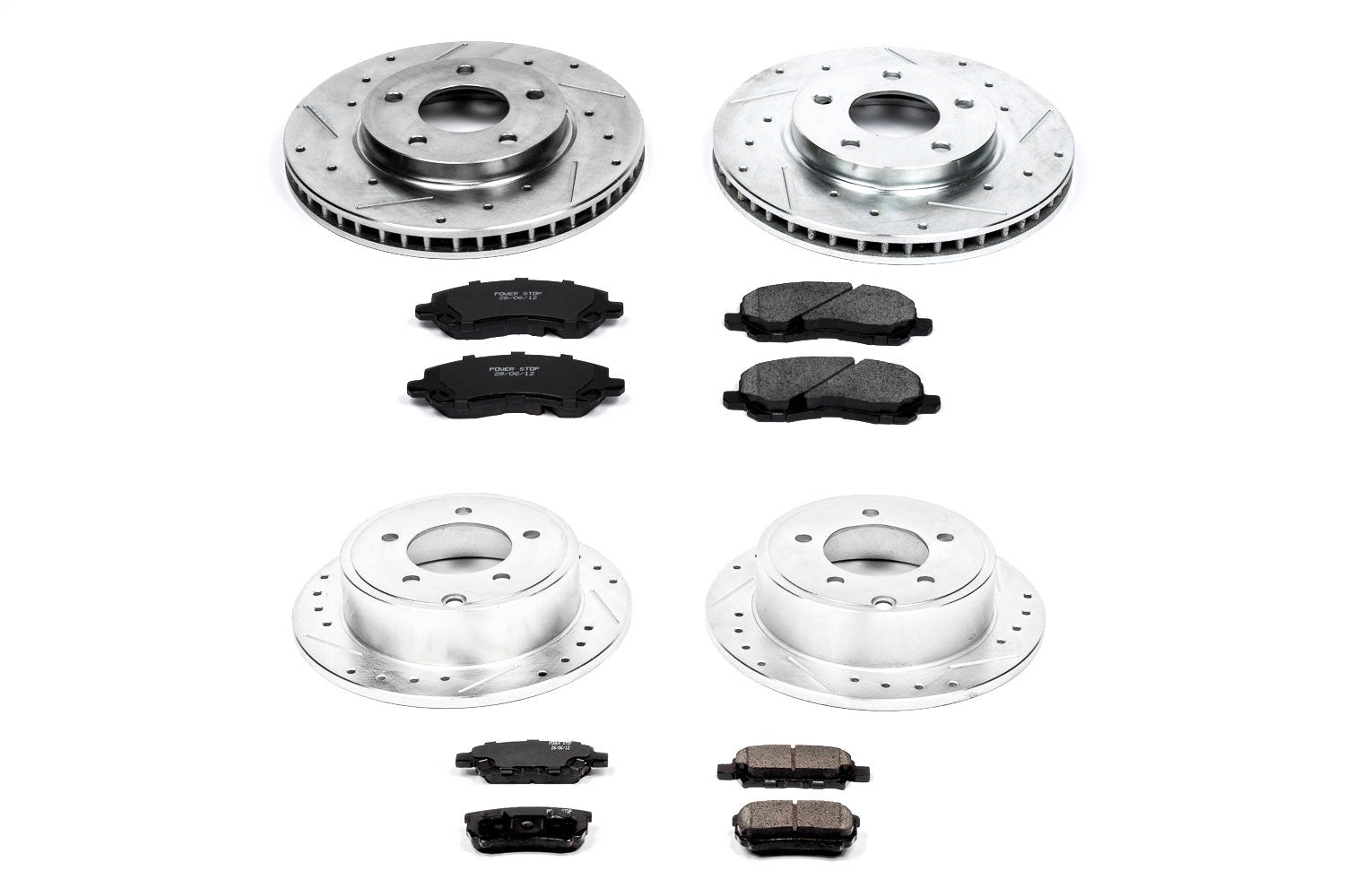 PowerStop Front & Rear Z23 Evolution Sport Brake Kit | Mitsubishi Lancer (08-17) (K4017)