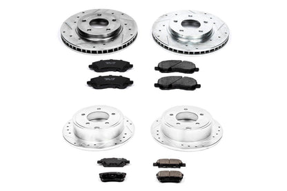 PowerStop Front & Rear Z23 Evolution Sport Brake Kit | Mitsubishi Lancer (08-17) (K4017)