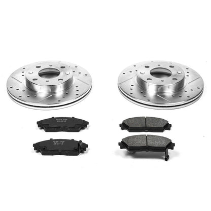 PowerStop Z23 Evolution Sport Front Brake Kit | Honda Civic (90-91) (K402)