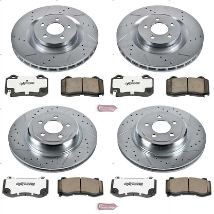 PowerStop Front & Rear Z26 Street Warrior Brake Kit | Chrysler 300 (05-10) (K4023-26)
