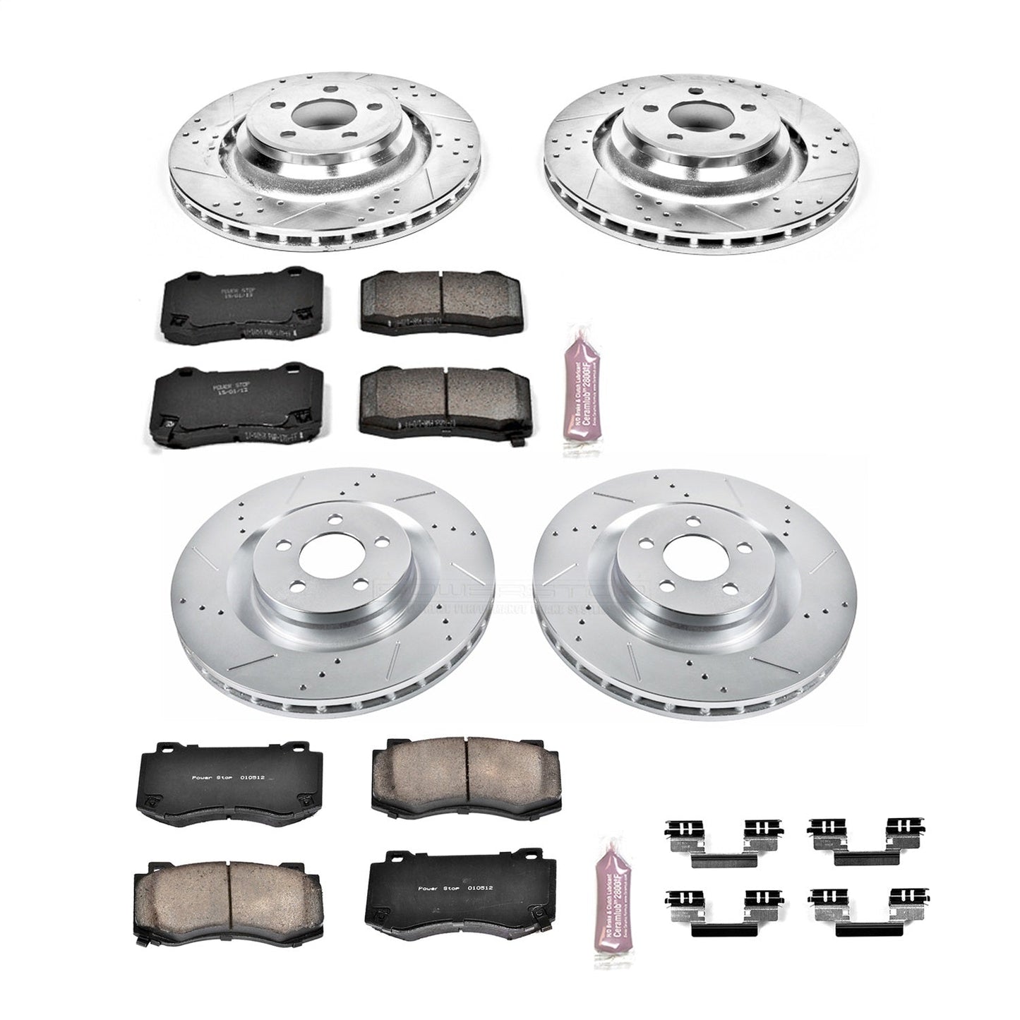 PowerStop Front & Rear Z23 Evolution Sport Brake Kit | Chrysler 300 (05-10) (K4023)