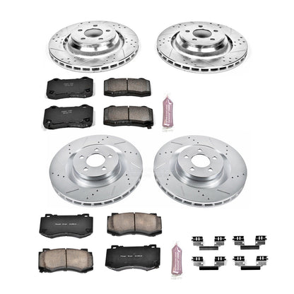 PowerStop Front & Rear Z23 Evolution Sport Brake Kit | Chrysler 300 (05-10) (K4023)