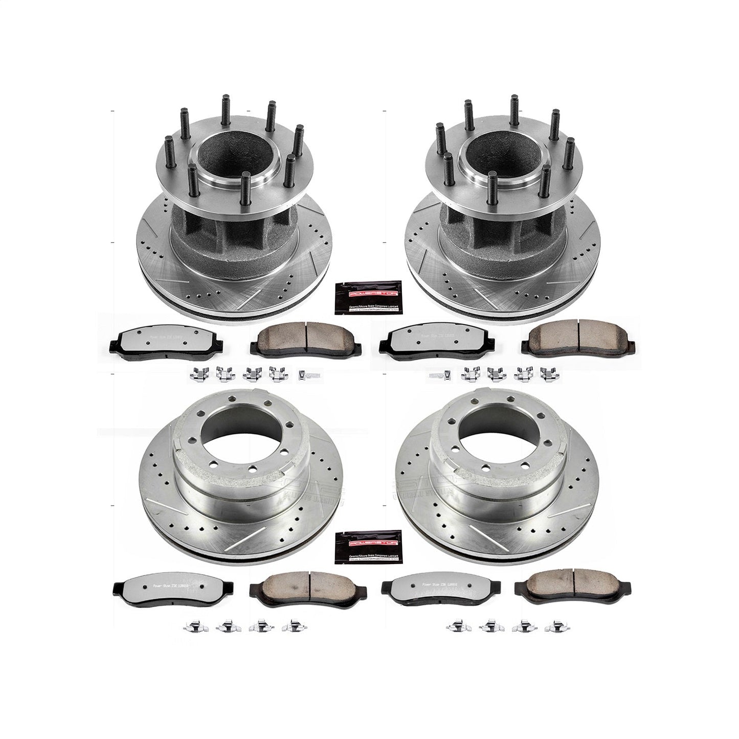 PowerStop Front & Rear Z36 Truck & Tow Brake Kit | Ford F-350 Super Duty (07-10) (K4032-36)