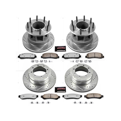 PowerStop Front & Rear Z36 Truck & Tow Brake Kit | Ford F-350 Super Duty (07-10) (K4032-36)