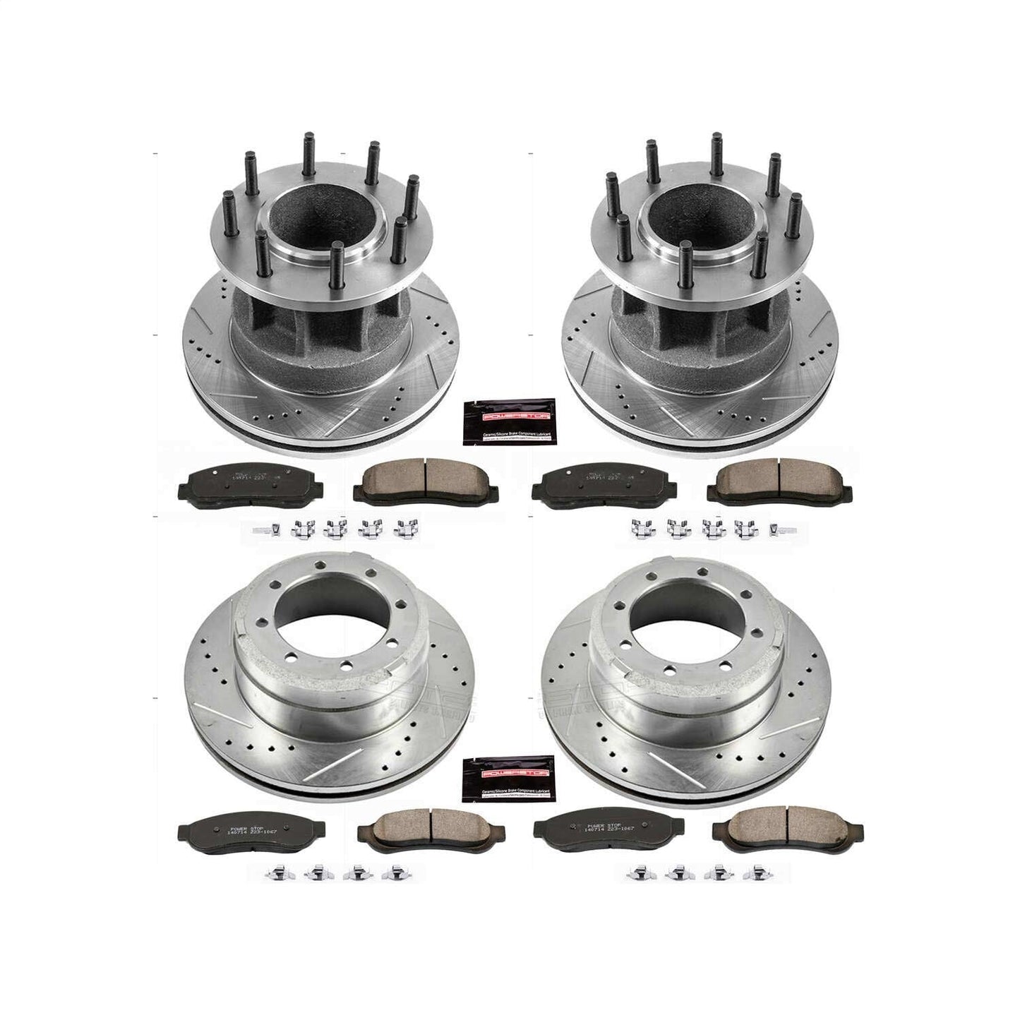 PowerStop Front & Rear Z23 Evolution Brake Kit | Ford F-350 Super Duty (07-10) (K4032)