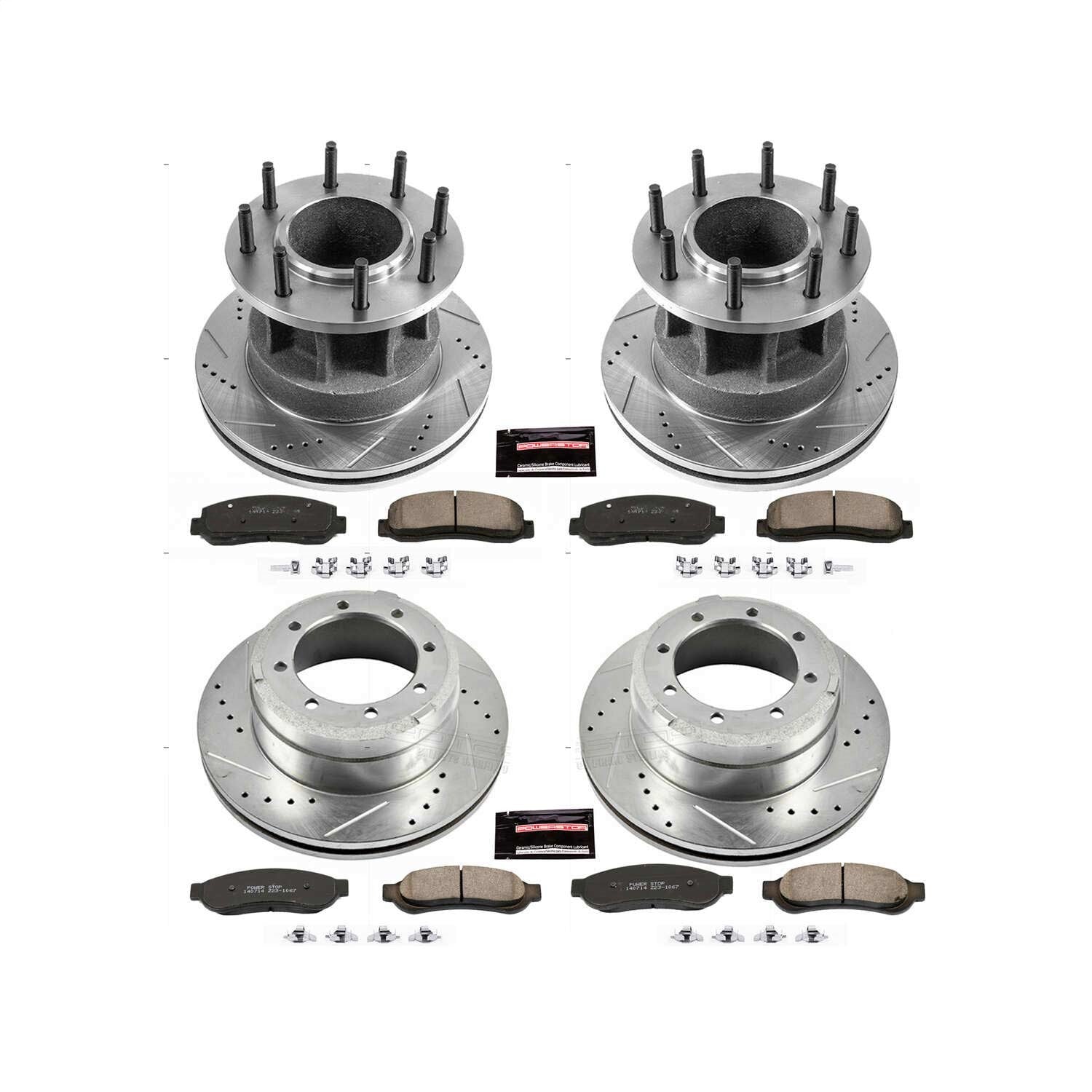 PowerStop Front & Rear Z23 Evolution Brake Kit | Ford F-350 Super Duty (07-10) (K4032)
