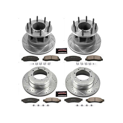 PowerStop Front & Rear Z23 Evolution Brake Kit | Ford F-350 Super Duty (07-10) (K4032)