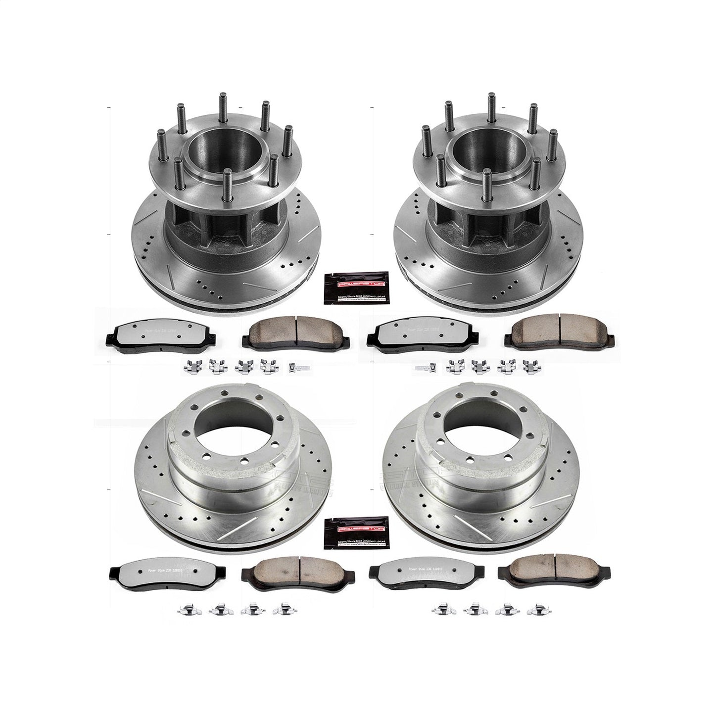 PowerStop Front & Rear Z36 Truck & Tow Brake Kit | Ford F-350 Super Duty (05-07) (K4034-36)