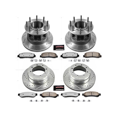 PowerStop Front & Rear Z36 Truck & Tow Brake Kit | Ford F-350 Super Duty (05-07) (K4034-36)