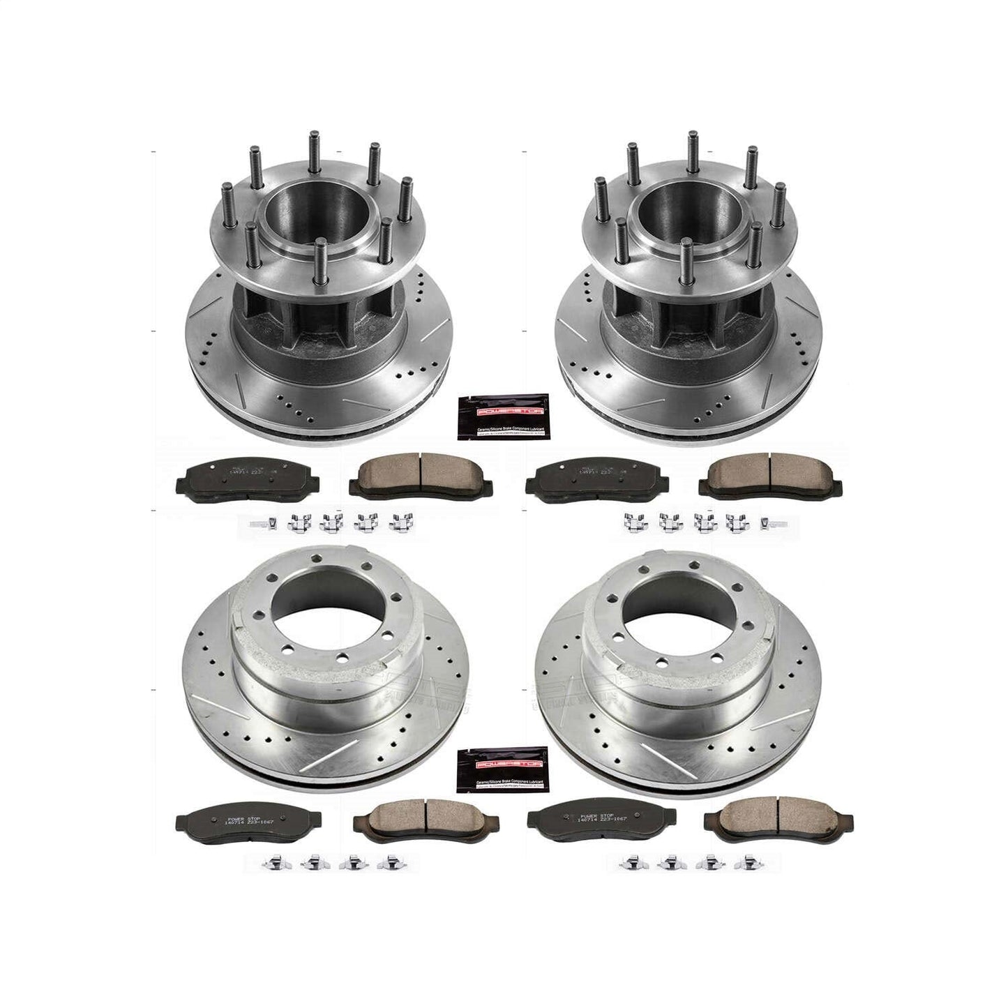 PowerStop Front & Rear Z23 Evolution Brake Kit | Ford F-350 Super Duty (05-07) (K4034)