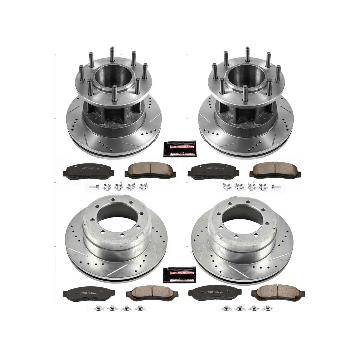PowerStop Front & Rear Z23 Evolution Brake Kit | Ford F-350 Super Duty (05-07) (K4034)