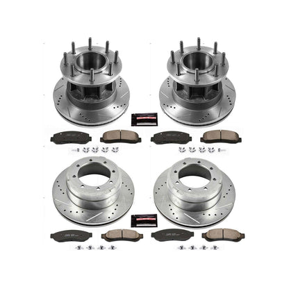 PowerStop Front & Rear Z23 Evolution Brake Kit | Ford F-350 Super Duty (05-07) (K4034)