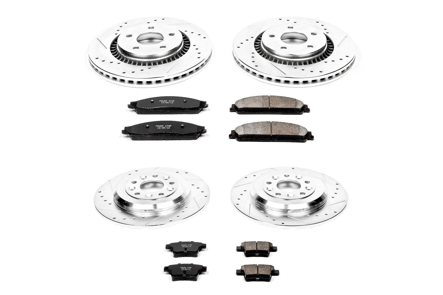 PowerStop Front & Rear Z23 Evolution Sport Brake Kit | Ford Five Hundred (05-07) (K4039)