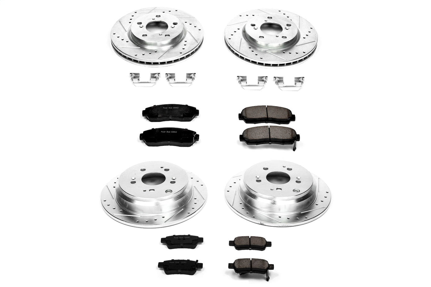 PowerStop Z23 Evolution Sport Front & Rear Brake Kit | Honda Odyssey (05-10) (K4044)
