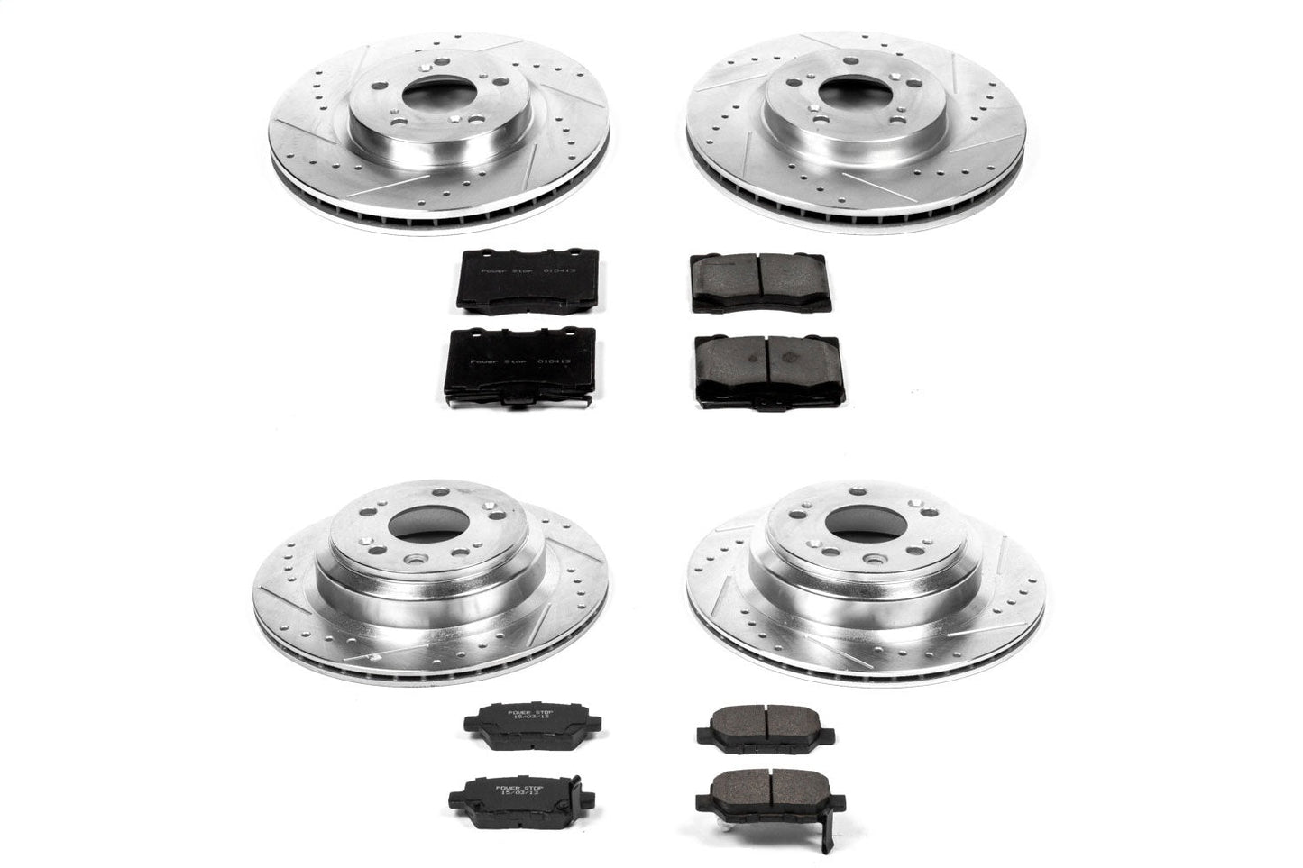 PowerStop Front & Rear Z23 Evolution Sport Brake Kit | Acura RL (05-12) (K4045)