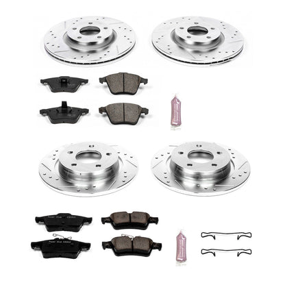 PowerStop Front & Rear Z23 Evolution Sport Brake Kit | Mazda 3 (07-13) (K4056)