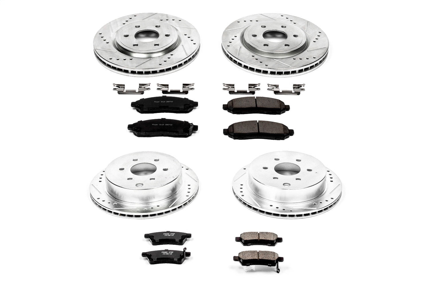 PowerStop Front & Rear Z23 Evolution Sport Brake Kit | Nissan Frontier (05-18) (K4062)