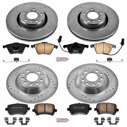 PowerStop Front & Rear Z23 Evolution Sport Brake Kit | Audi A6 (05-11) (K4066)