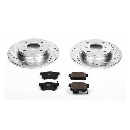 PowerStop Rear Z23 Evolution Sport Brake Kit | Honda Prelude (92-96) (K407)