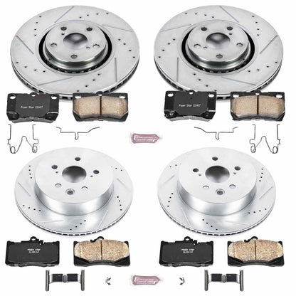PowerStop Front & Rear Z23 Evolution Sport Brake Kit | Lexus GS350 (07-11) (K4071)