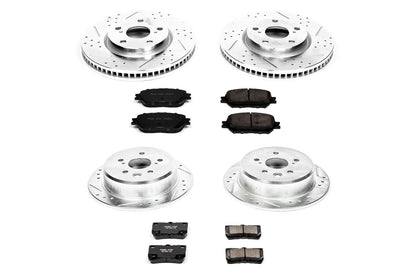 PowerStop Front & Rear Z23 Evolution Sport Brake Kit | Lexus IS250 (09-13) (K4076)
