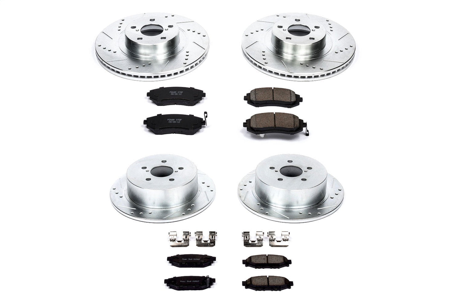 PowerStop Front & Rear Z23 Evolution Sport Brake Kit | Subaru Legacy (06-09) (K4079)