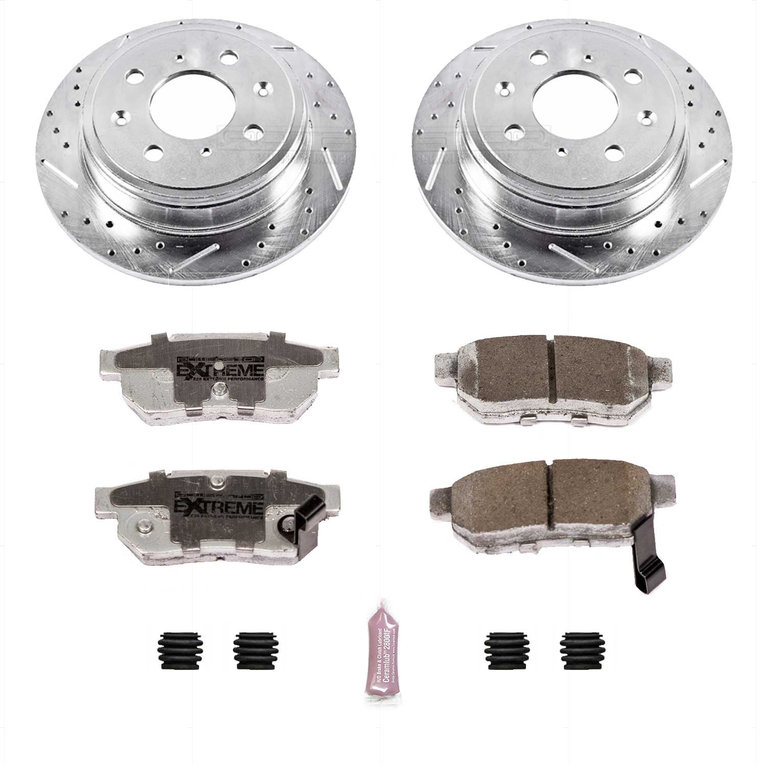 PowerStop Rear Z26 Street Warrior Brake Kit | Acura Integra (90-01) (K408-26)