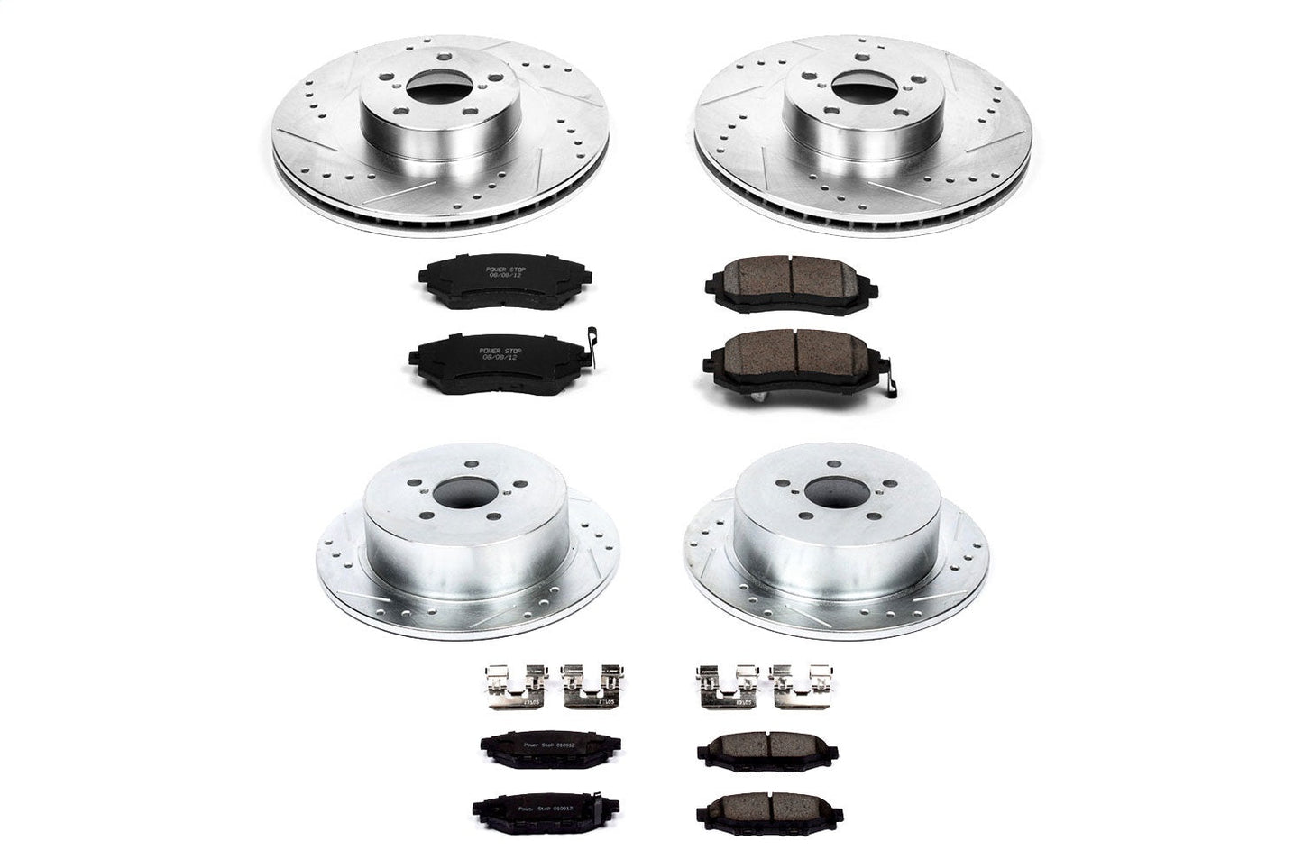 PowerStop Front & Rear Z23 Evolution Sport Brake Kit | Subaru Legacy (05) (K4081)