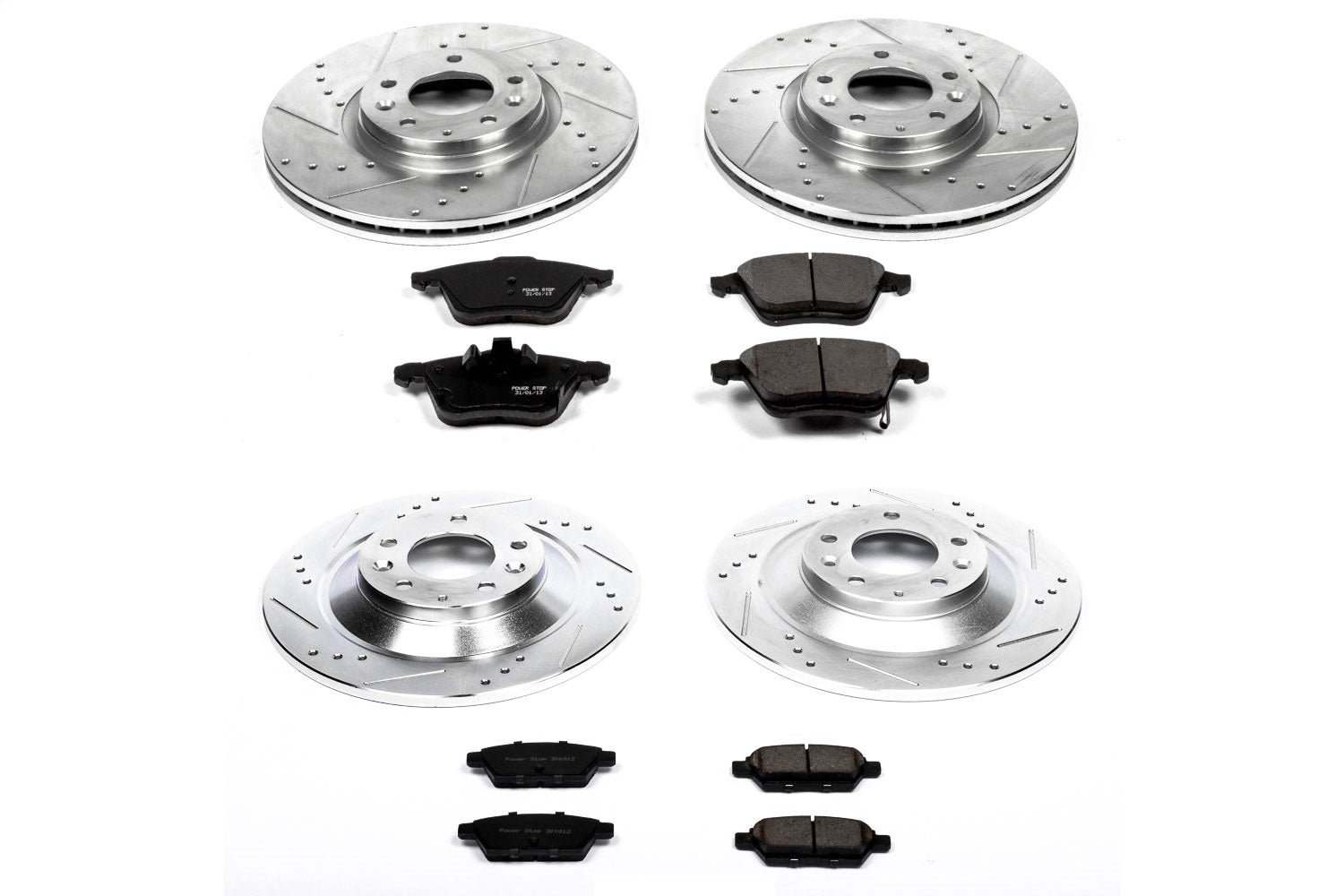 PowerStop Front & Rear Z23 Evolution Sport Brake Kit | Mazda 6 (06-07) (K4092)