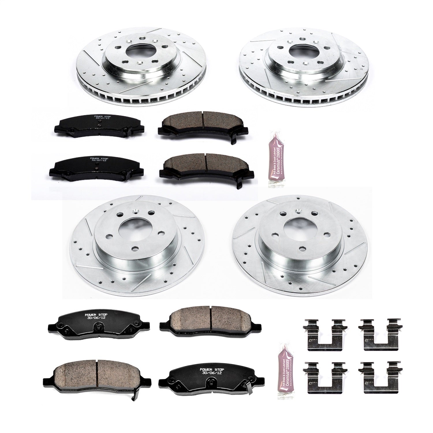 PowerStop Front & Rear Z23 Evolution Sport Brake Kit | Buick Lucerne (06-11) (K4096)