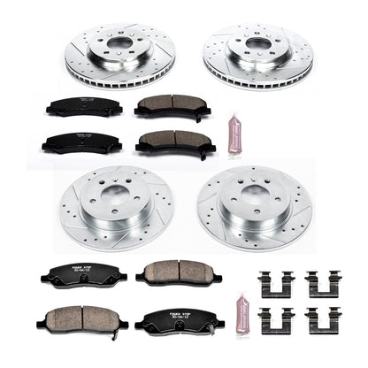 PowerStop Front & Rear Z23 Evolution Sport Brake Kit | Buick Lucerne (06-11) (K4096)