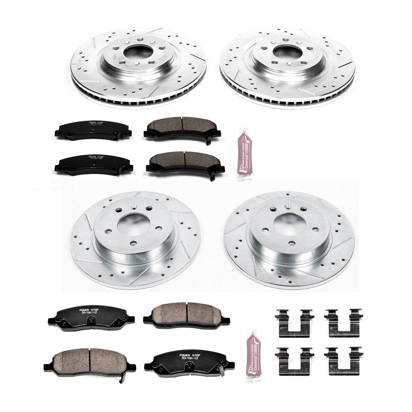 PowerStop Front & Rear Z23 Evolution Sport Brake Kit | Buick Lucerne (06-11) (K4097)