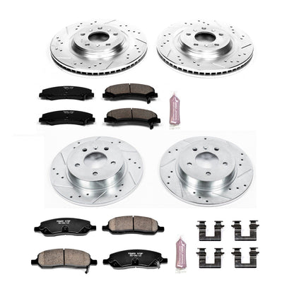 PowerStop Front & Rear Z23 Evolution Sport Brake Kit | Buick Lucerne (06-11) (K4097)