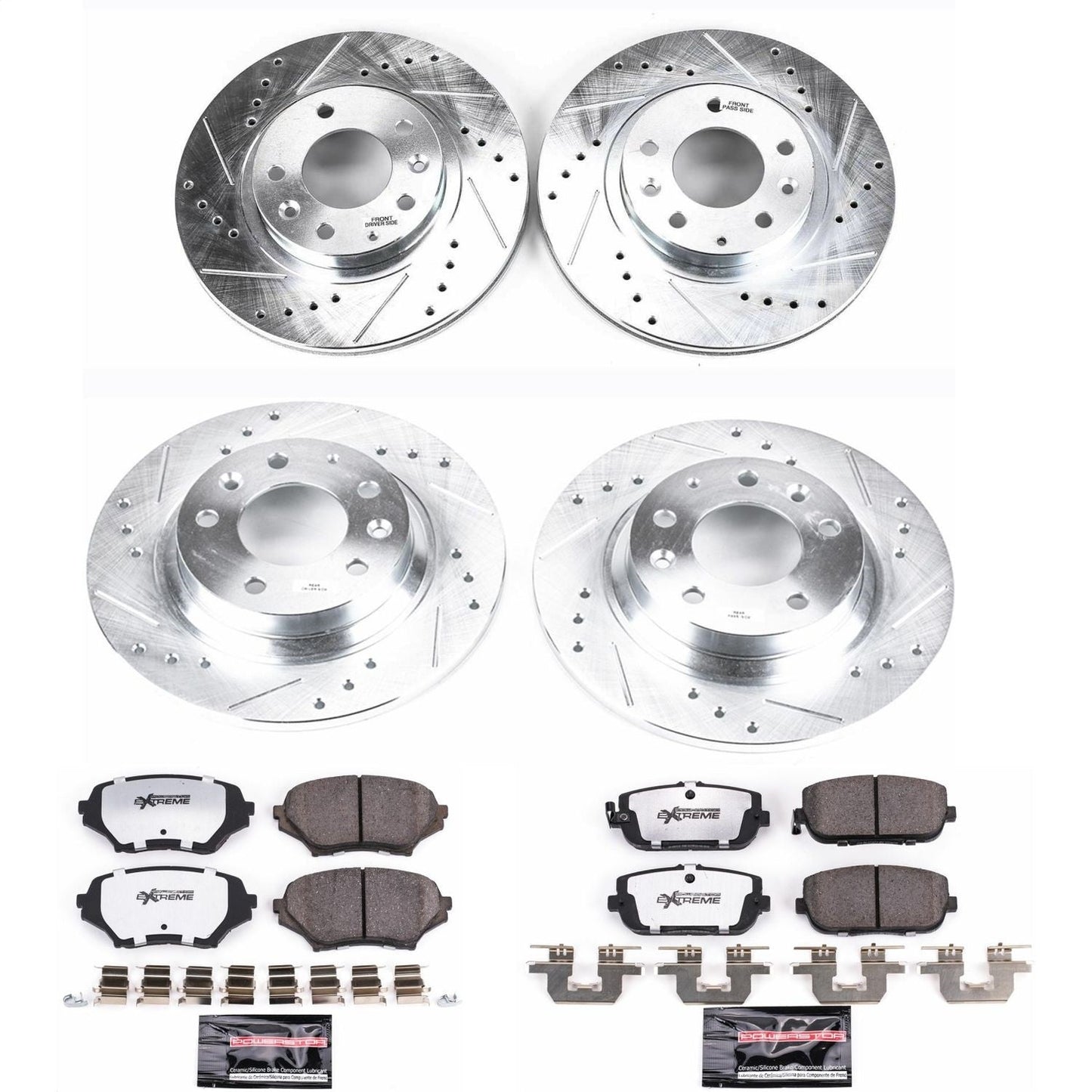 PowerStop Front & Rear Z26 Street Warrior Brake Kit | Mazda MX-5 Miata (06-15) (K4098-26)