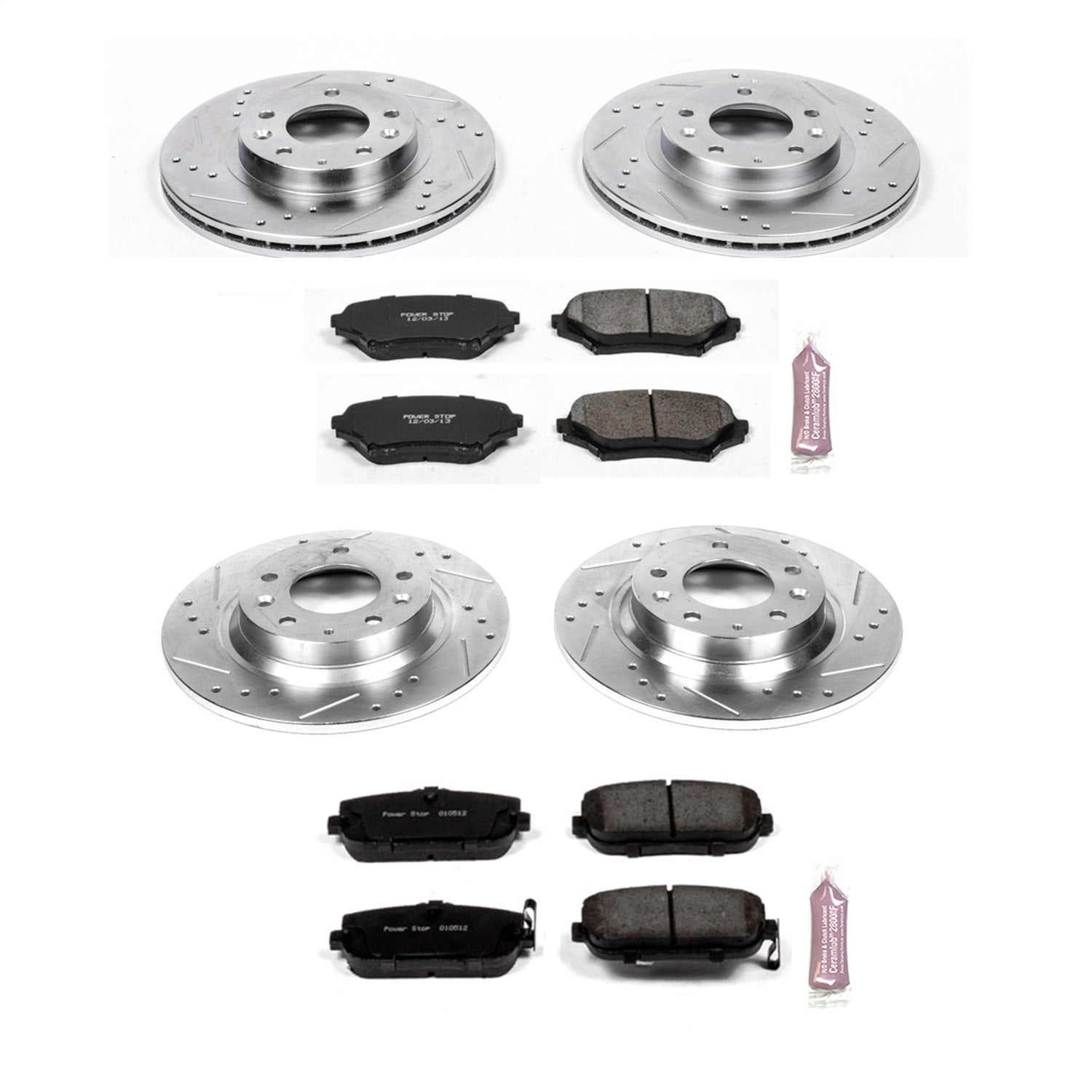 PowerStop Front & Rear Z23 Evolution Sport Brake Kit | Mazda MX-5 Miata (06-15) (K4098)