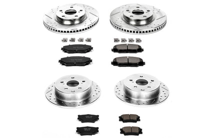 PowerStop Front & Rear Z23 Evolution Sport Brake Kit | Pontiac Vibe (09-10) (K4099)